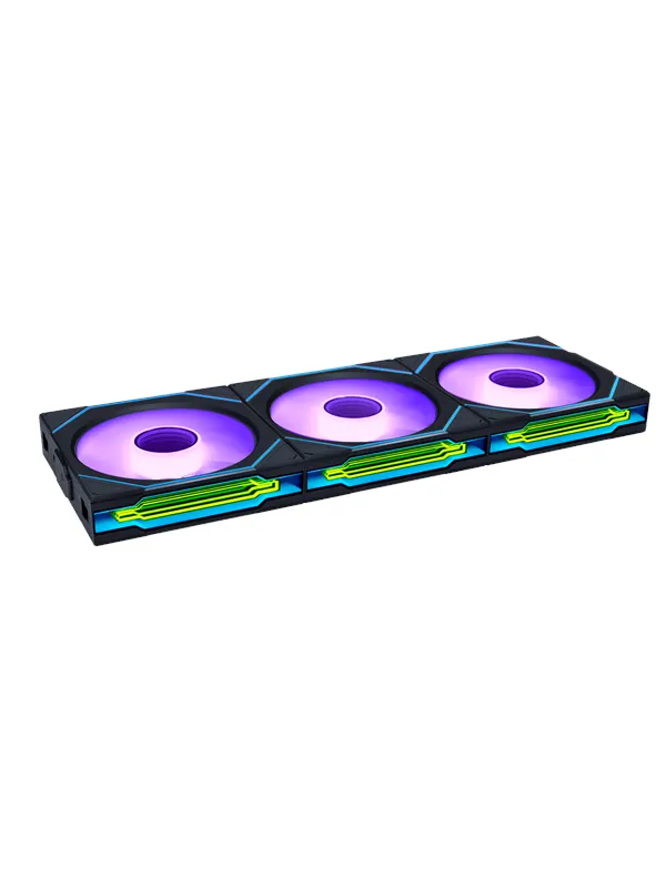 Lian Li UNI FAN SL INF Wireless 3 pack Black - 120mm - Chassi fläkt - 120mm - Svart med RGB LED - 30 dBA