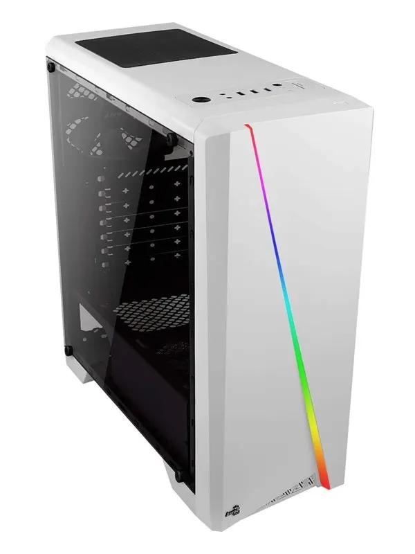 AeroCool Cylon RGB - Chassi - Miditower - Vit