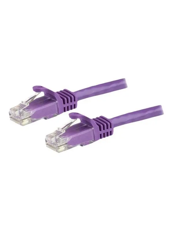 StarTech.com 5m Purple Cat6 / Cat 6 Snagless Ethernet Patch Cable 5 m - patch cable - 5 m - purple - Lila - 5m
