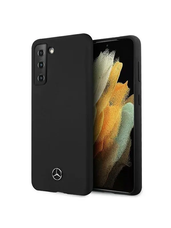 Mercedes Silicone Line Case for Samsung Galaxy S21+ - Black