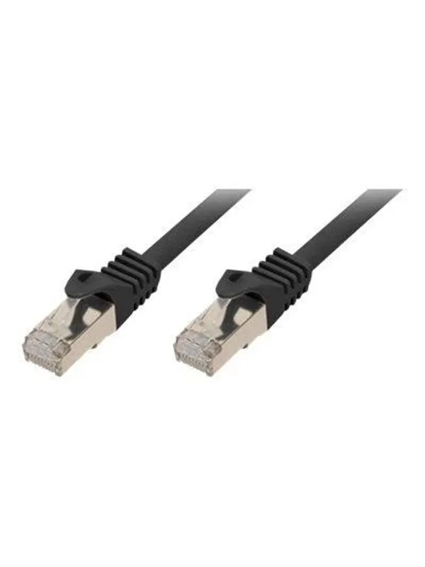 shiverpeaks BASIC-S patch cable - 20 m - black - Svart - 20m
