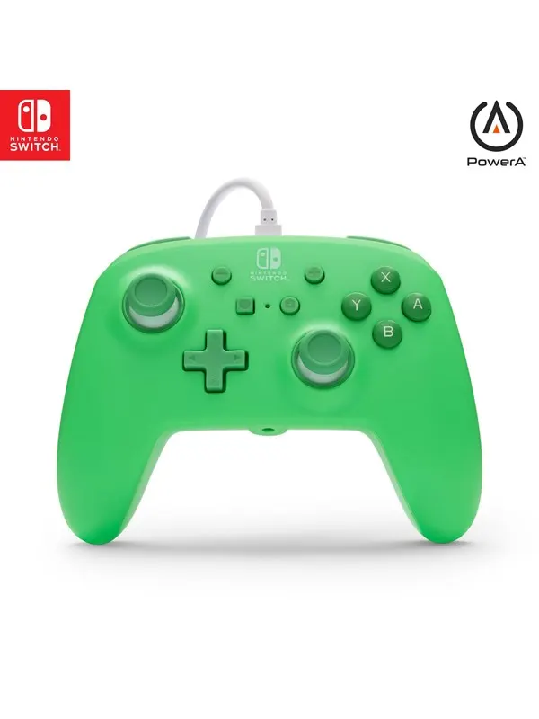 PowerA Enhanced trådbunden handkontroll för Nintendo Switch - Havsskumsgrön