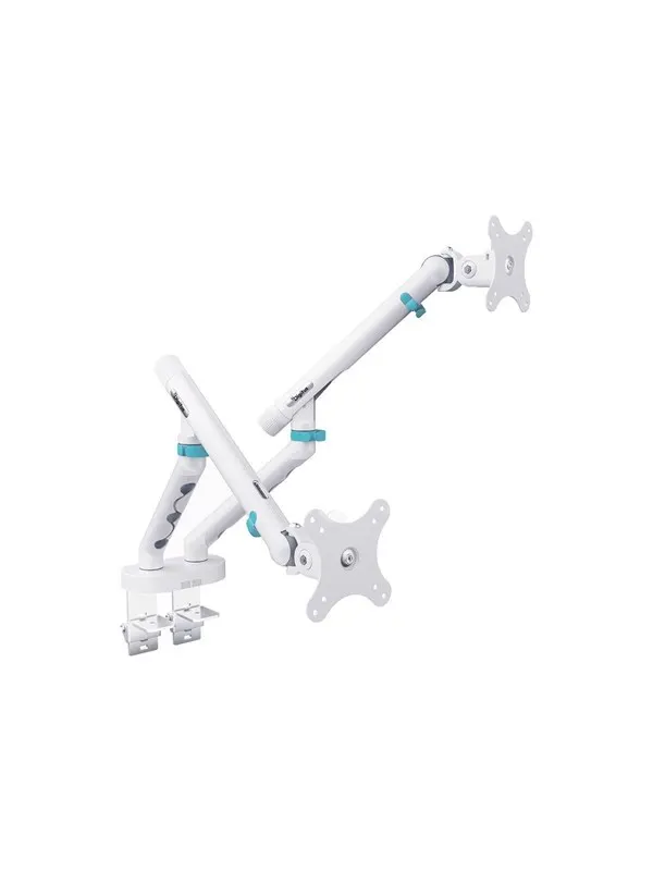 DIGITUS mounting kit - for 2 curved / flat panels - 2 x 10 kg - white - Max 20 kg - recommended for 35 "