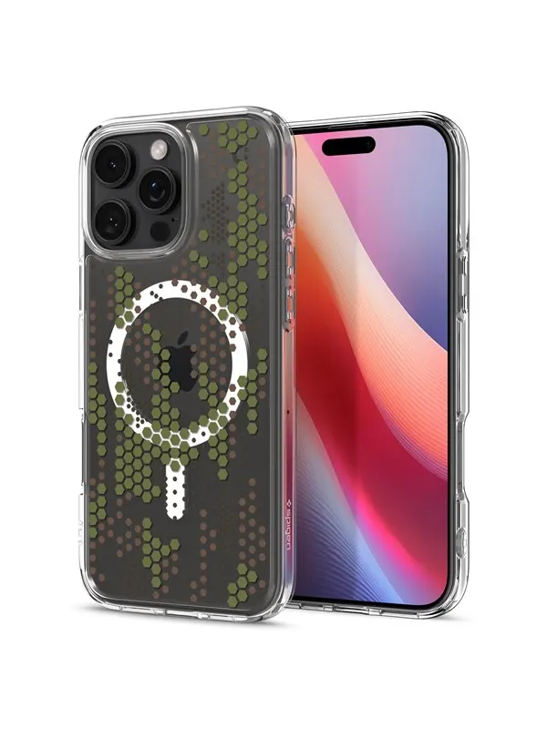 Spigen Ultra Hybrid MagSafe - digital camo - iPhone 16 Pro