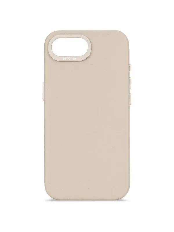 Decoded Leather Backcover for iPhone 16e - Clay