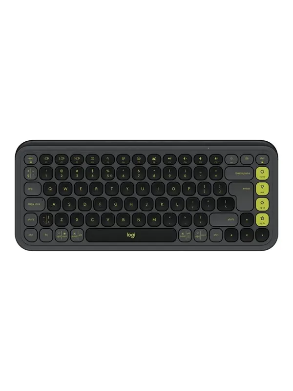 Logitech POP Icon Keys - Tangentbord - Engelska (US) - Grå