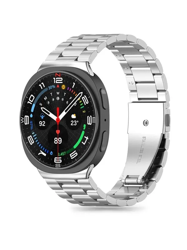 Tech-Protect Stainless Strap for Samsung Galaxy Watch 40 / 44 / 46 mm - Silver