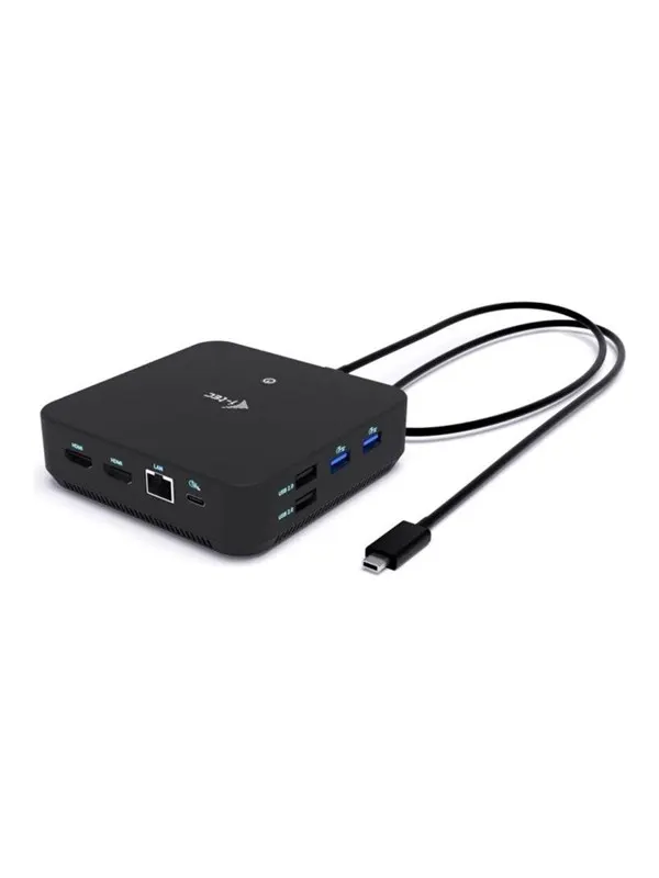 I-Tec - docking station - USB-C / USB4 / Thunderbolt 3 / Thunderbolt 4 / Thunderbolt 5 - 2 x HDMI DP++ - 1GbE