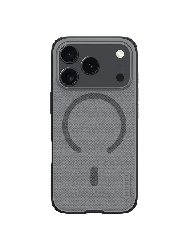 Nillkin Super Frosted Shield Pro MagSafe Compatible Case for iPhone 17 Pro - Clear Black