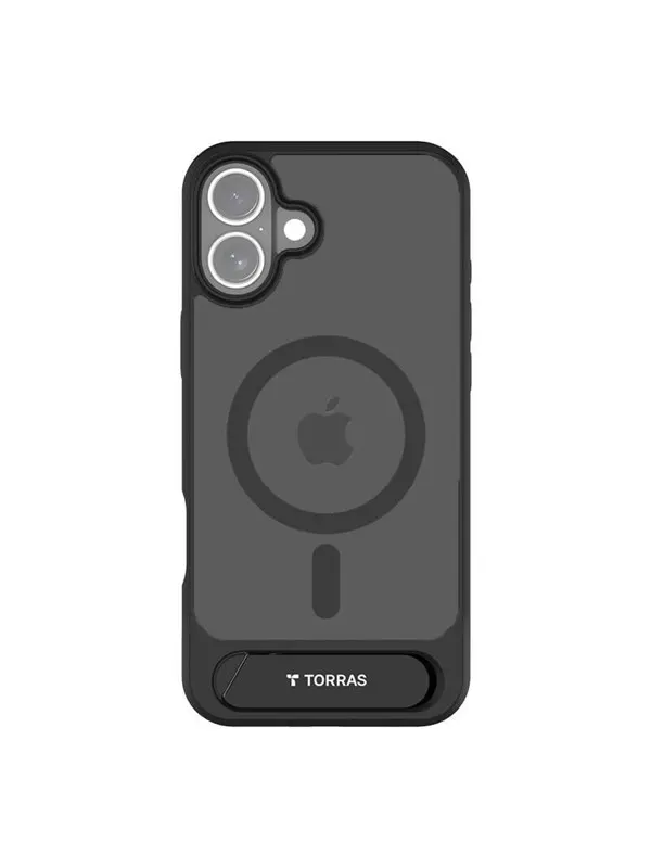 Torras Pstand Series Case for iPhone 16 Plus (black)