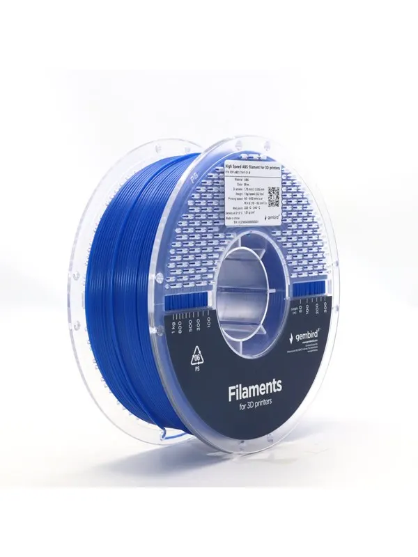 Gembird High Speed ABS - Blue - 1.75mm ø - 1 kg