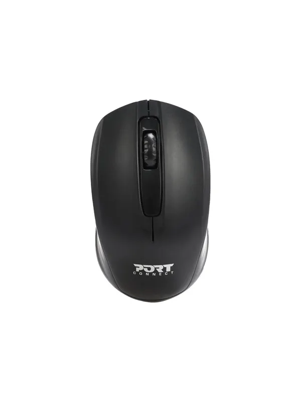 PORT Designs PORT Connect - Mouse - Optic - 3 knappar - Svart