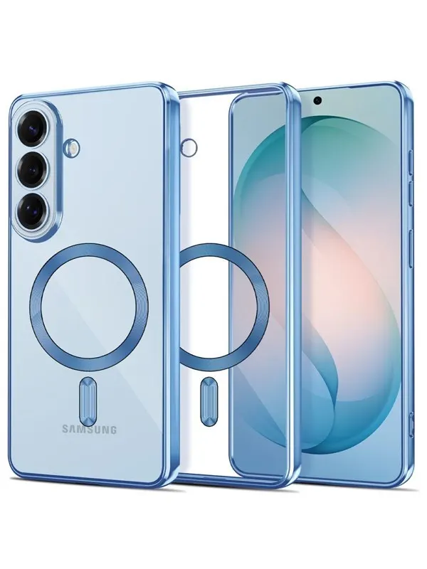 Tech-Protect MagFlex MagSafe Case for Samsung Galaxy S26 - Clear Blue
