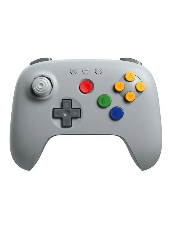 8BitDo 64 Bluetooth - Classic Grey - PC - Switch 1 & 2 - Wireless Controller - Android