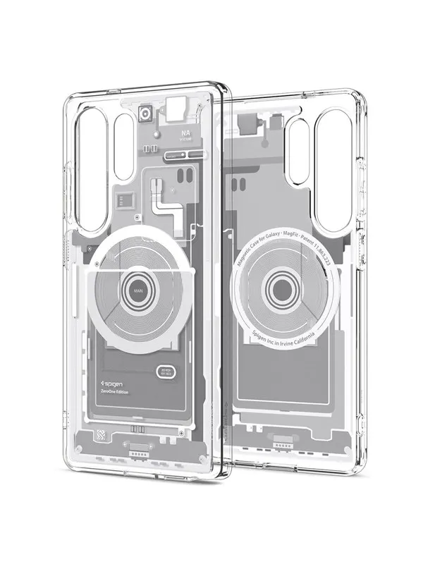 Spigen Ultra Hybrid MagSafe - zero one white - Samsung Galaxy S25 Ultra