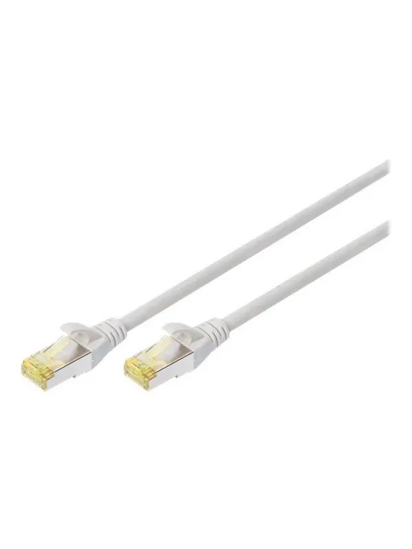 DIGITUS patch cable - 25 cm - grey - Grå - 0.25m