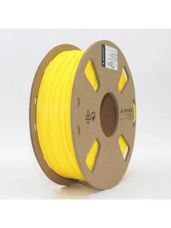 Gembird PLA filament - Yellow - 1.75mm ø - 1 kg