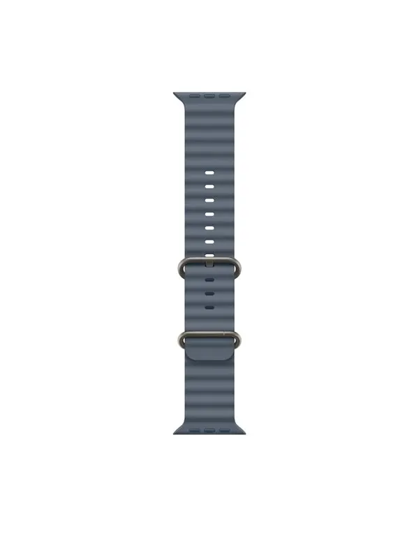 Apple 49mm Anchor Blue Ocean Band - Natural Titanium Finish
