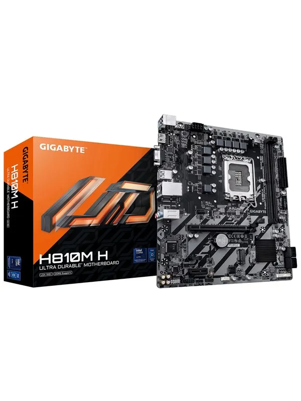 GIGABYTE H810M H Moderkort - Intel H810 - Intel LGA1851 - DDR5 RAM - Micro-ATX