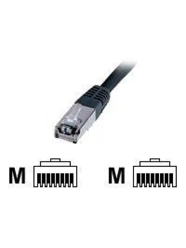 DIGITUS Premium - patch cable - 5 m - black - Svart - 5m