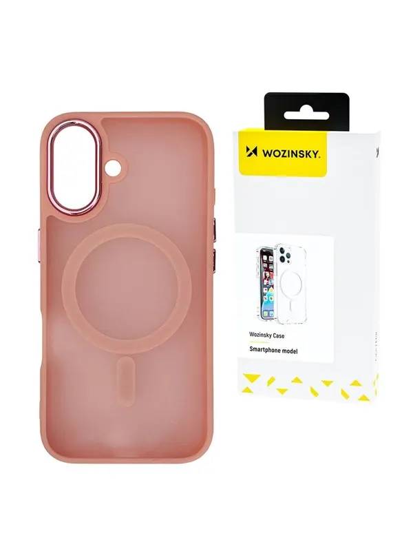 Wozinsky Fashion Case with MagSafe for Samsung Galaxy S24 FE - Pink