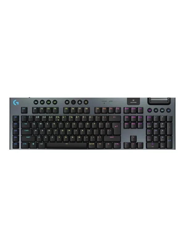 Logitech G915 X - LIGHTSPEED - Clicky - 100% (full storlek - standard) - Gaming Tangentbord - Engelska (US) - Svart