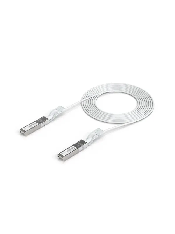 Ubiquiti UniFi 1-25G Auto Direct Attach Uplink Cable 3m - Vit - 3m