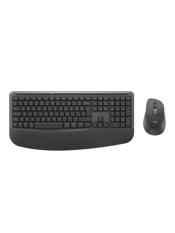Logitech Signature Comfort Plus Combo MK880 (Graphite) - Tastatur & Mus set - Engelska (US) - Grå