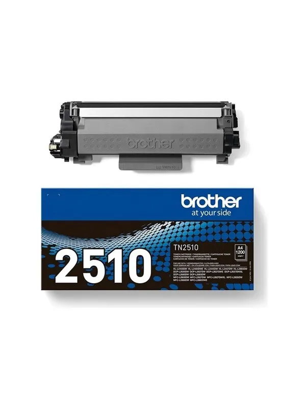 Brother TN-2510 - high capacity - black - original - toner cartridge
