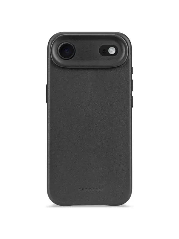 Decoded - Leather Backcover for iPhone 17 Air - Black