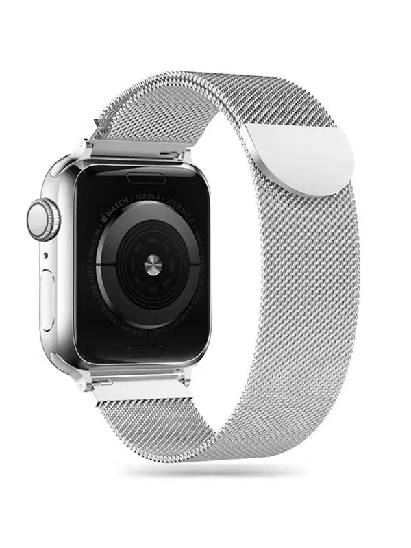 Tech-Protect MilaneseBand Strap for Apple Watch 4 / 5 / 6 / 7 / 8 / 9 / SE (38/40/41 mm) - Silver