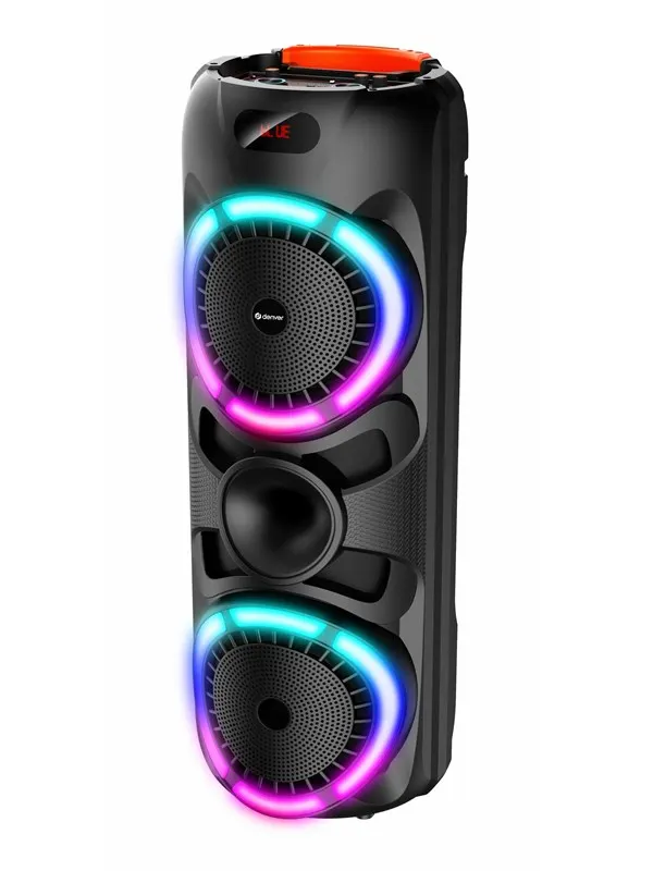 DENVER BPS-459 - Bärbar Karaoke- & Partyhögtalare - 2x200W - Bluetooth