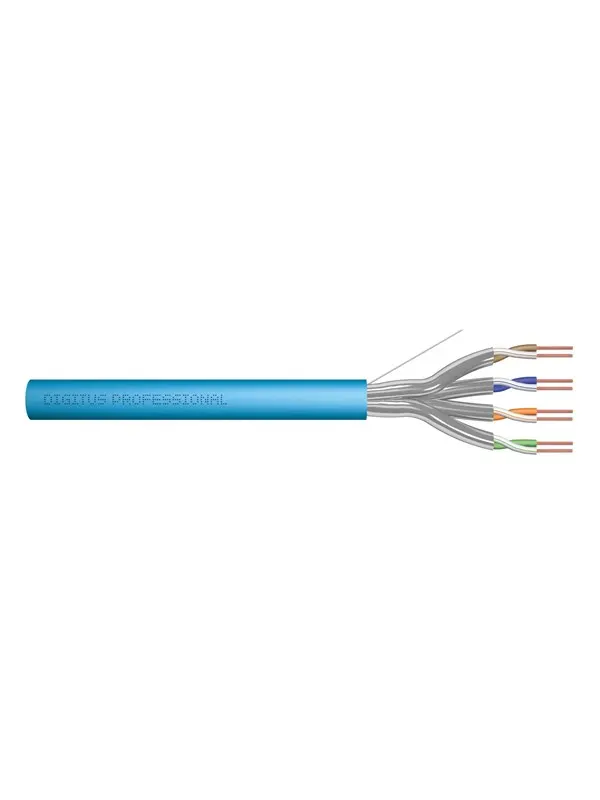 DIGITUS CAT 6A U-FTP - 100m - Blå - 100m