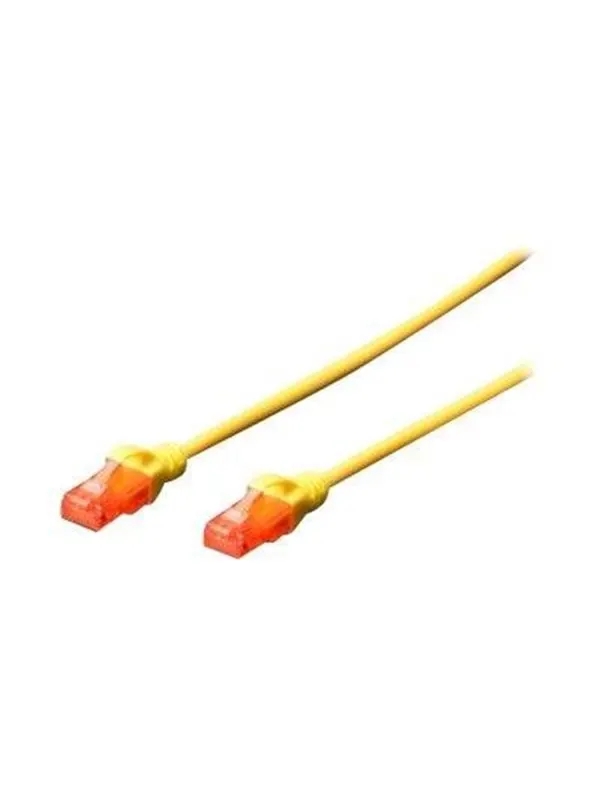 DIGITUS Professional patch cable - 50 cm - yellow - Gul - 0.5m