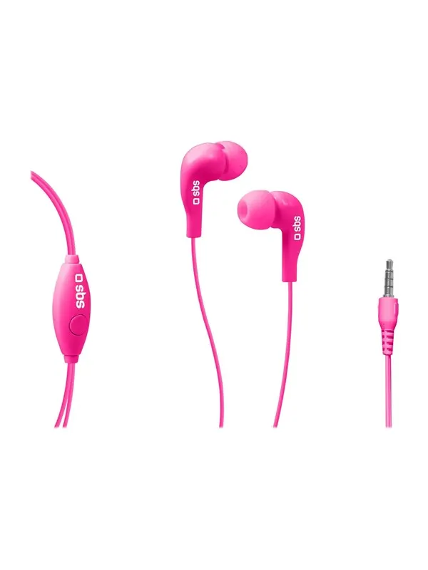 SBS In Ear Stereo Earset Studio Mix 10 - Rosa