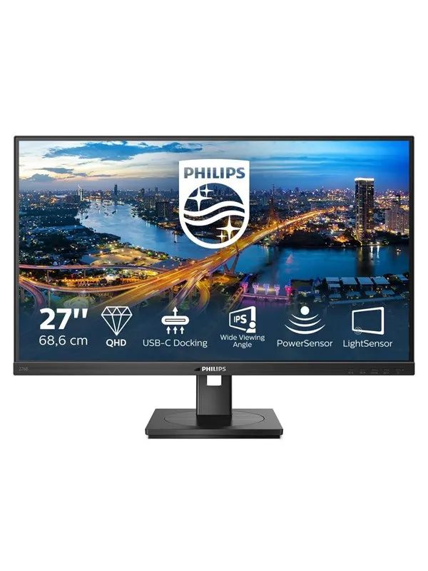 27" Philips 276B1/00 - 2560x1440 (QHD) - 75Hz - IPS - 90W USB-C