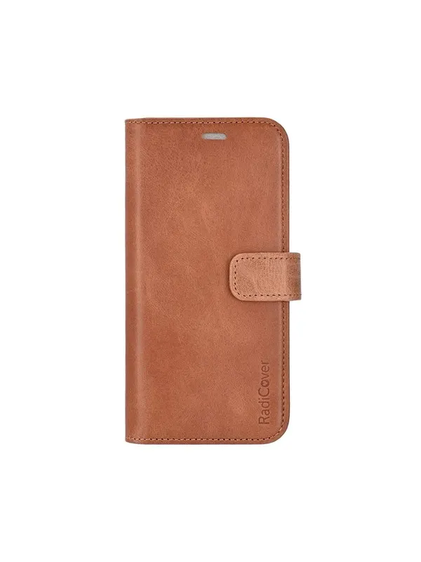 Radicover Wallet Case Radiation Protection 2in1 Brown - iPhone 16 Pro