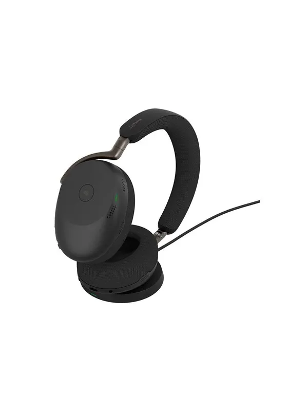 Jabra Evolve3 85 MS Link390a - Black (Incl. Wireless Charging Pad)