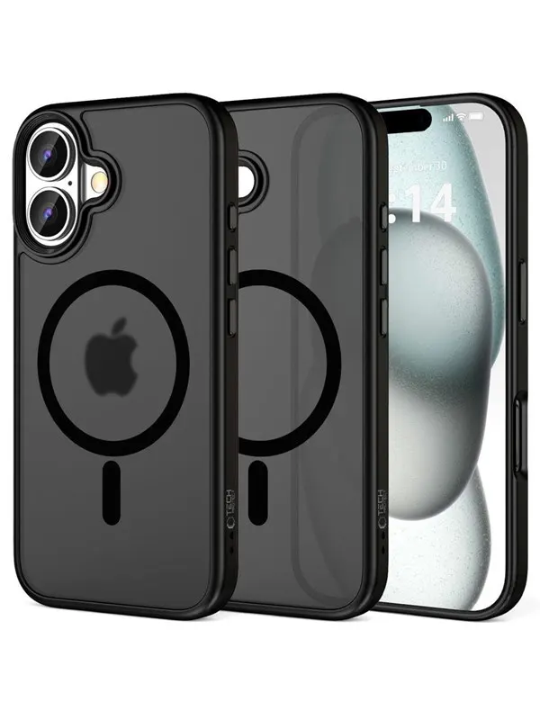 Tech-Protect MagMat MagSafe Case for iPhone 16 - Black