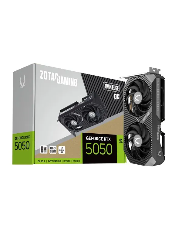 ZOTAC GeForce RTX 5050 Twin Edge OC - 8GB GDDR6 RAM - Grafikkort
