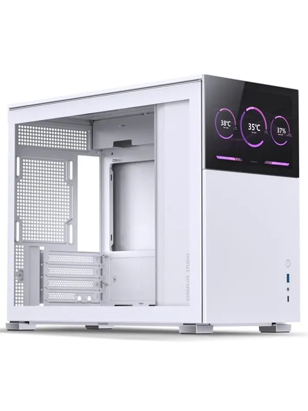 Jonsbo D31 screen - white - Chassi - Minitower - Vit