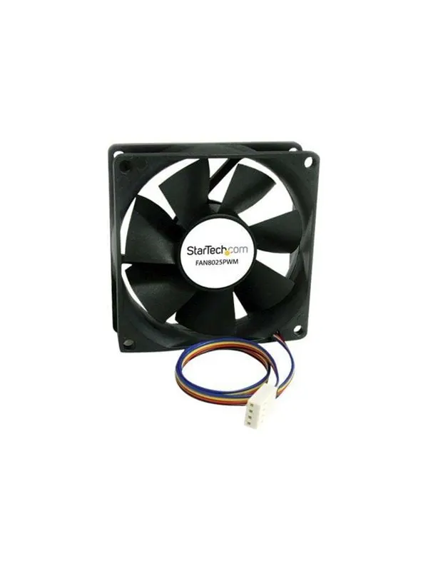 StarTech.com 80x25mm Computer Case Fan with PWM - låd - Chassi fläkt - 80mm - Svart