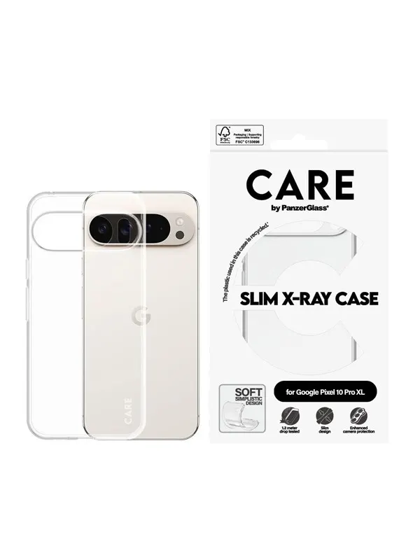 CARE by PanzerGlass Fashionable Case Transparent X-Ray Soft Basic Google Pixel 10 Pro XL