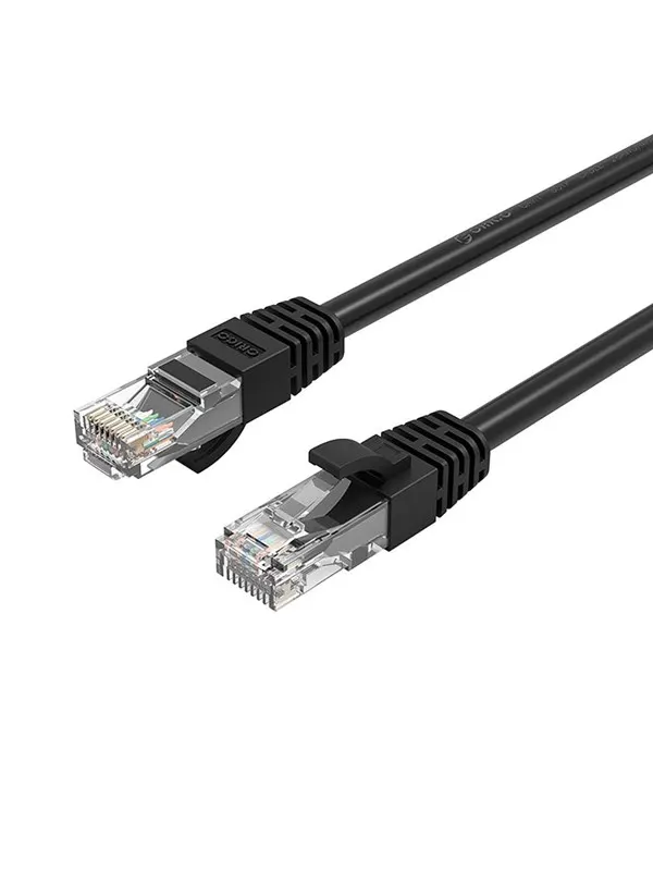 ORICO PUG-C6 CAT6 1000Mbps RJ45 Ethernet Network Cable LAN Round 2m - Black