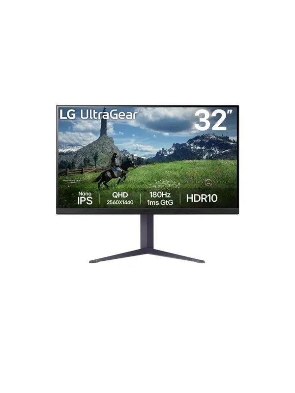 32" LG UltraGear 32GS85Q-B - 2560x1440 (QHD) - 180Hz - Nano IPS