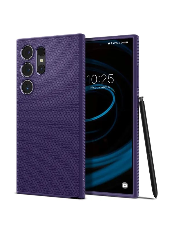 Spigen Liquid Air - deep purple - Samsung Galaxy S24 Ultra