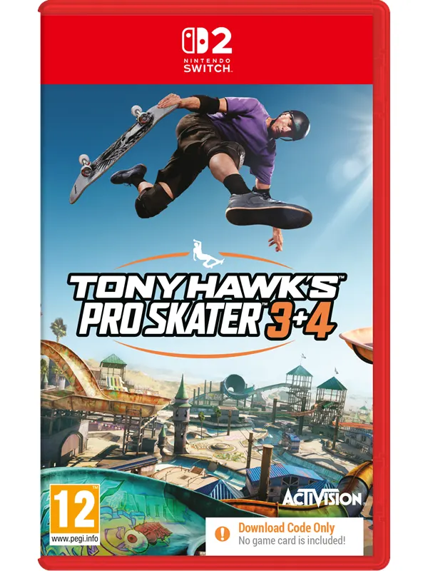 Tony Hawk's Pro Skater 3 + 4 (Code in a Box) - Nintendo Switch 2 - Sport