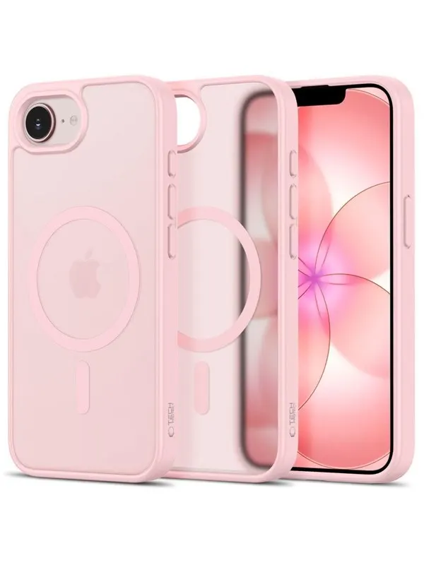 Tech-Protect BasicMag MagSafe Case for iPhone 16e / 17e - Pink Matte