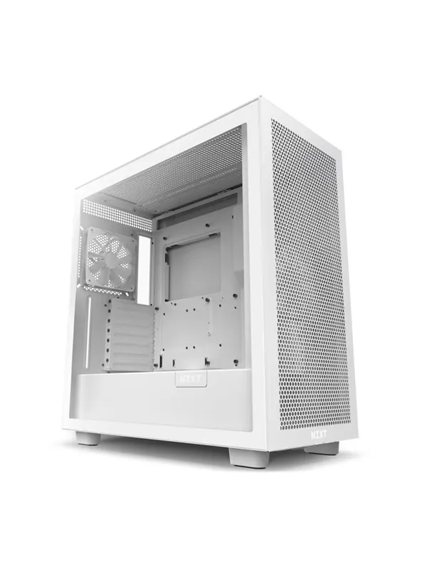 NZXT H7 Flow Matte White - Chassi - Miditower - Vit