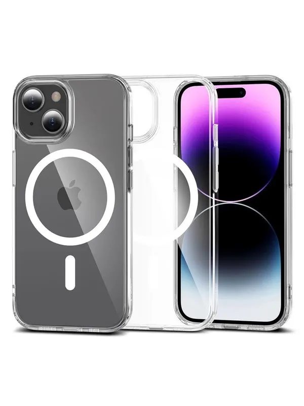 Tech-Protect FlexAir Hybrid MagSafe Case for iPhone 15 - Transparent